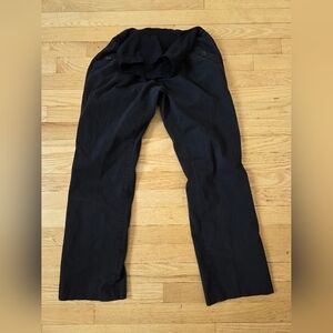 Oh Baby by Motherhood Black Straight-Leg Maternity Pants